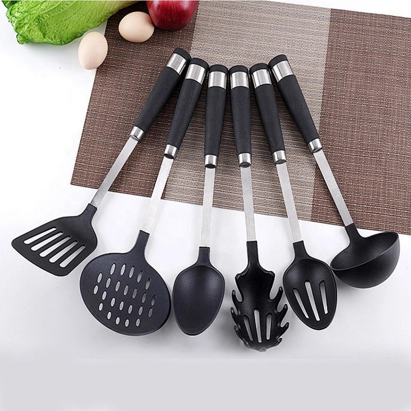 Union Source Heat-resistant 6pcs kitchen tools silicone kitchen utensil set