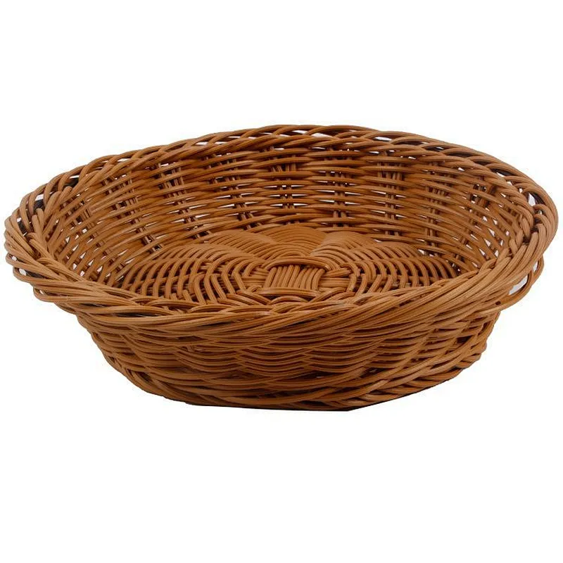 Best Selling wholesale PP  rattan material woven storage fruit basket