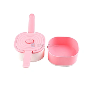Wholesale Cheap Unique Design Plastic Pink Airtight Food Containers Storage Lunch Box For Student School