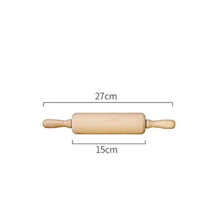 Union Source Different Size Dough Roller Baking Tools Kids Wooden Rolling Pin