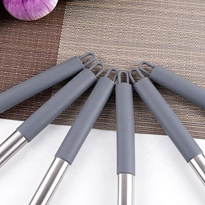 Sellers Union 12PCS Eco-Friendly Grey stainless steel kitchen utensil set