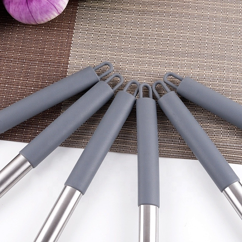 Sellers Union 12PCS Eco-Friendly Grey stainless steel kitchen utensil set
