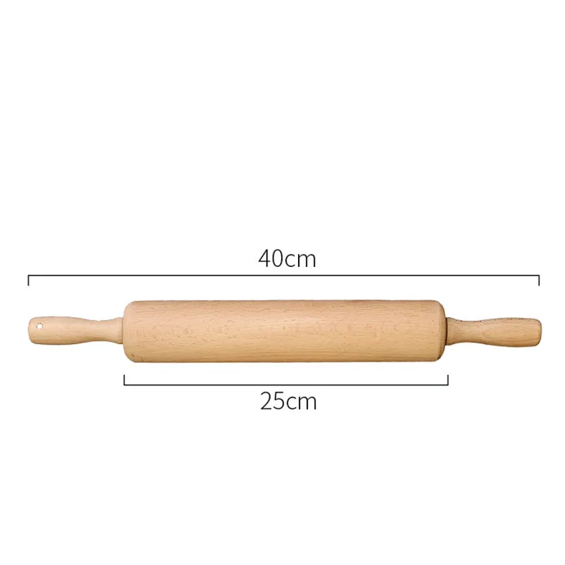 Union Source Different Size Dough Roller Baking Tools Kids Wooden Rolling Pin
