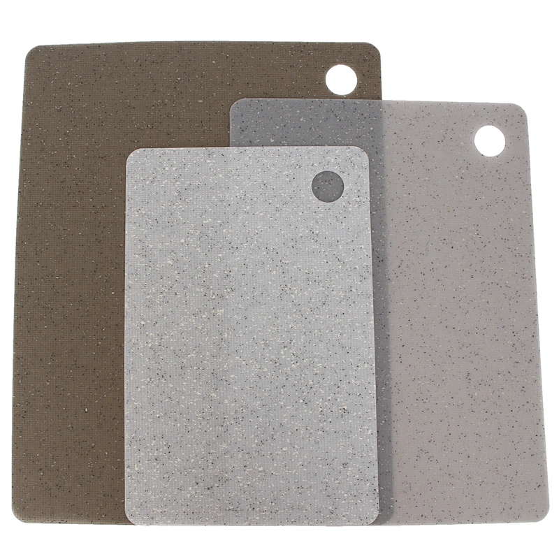 Factory Price Supplies Meat Fruit Plastic Cutting Board set  Kitchen Tool PP Chopping Board
