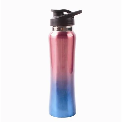 High quality 750ml sports single wall vacuum water bottles stainless steel with custom logo