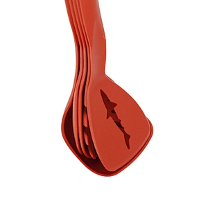 Fashion beauty practical cutomizable  plastic  silicon spatula set for kitchen cooking