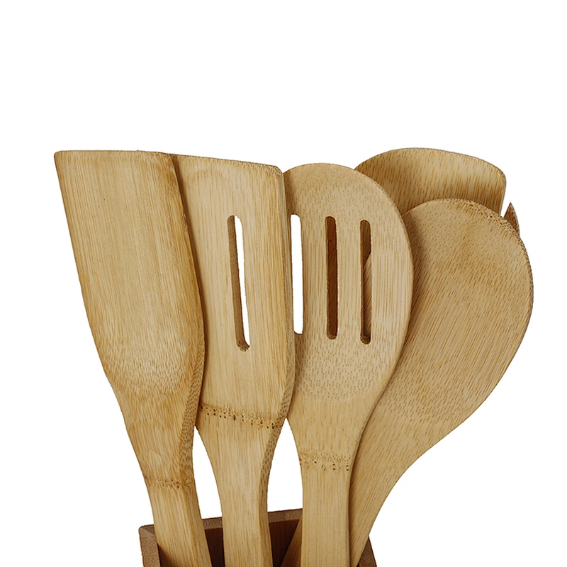 Union Source hingh quality  bamboo kitchenware set kitchen cooking tool sets