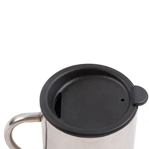 Union Source Durable Stainless Steel Coffee Cup With Lid/Travel Metal Coffee/Tea Mug