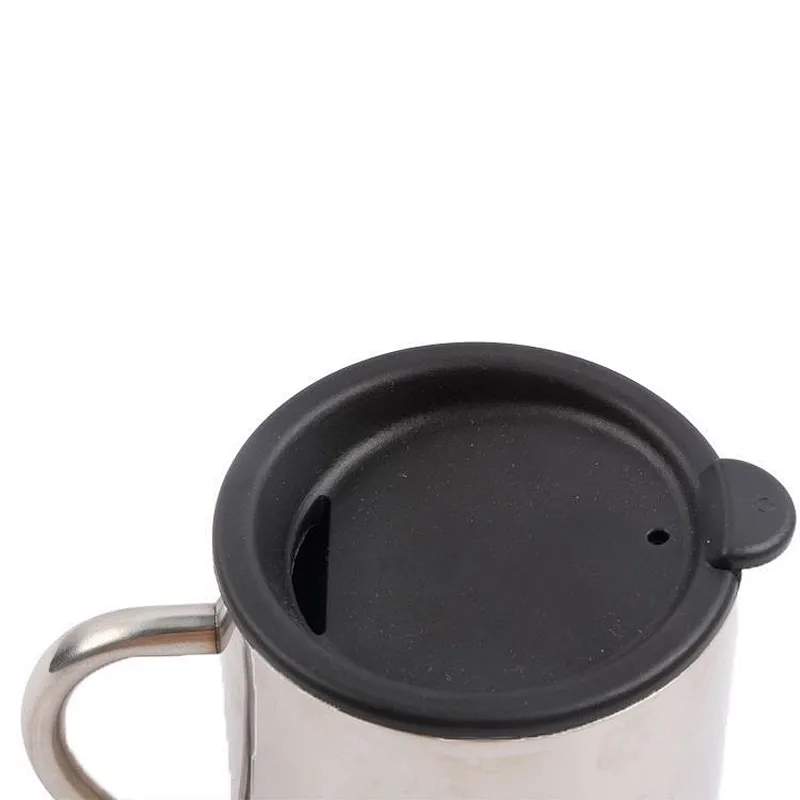 Union Source Durable Stainless Steel Coffee Cup With Lid/Travel Metal Coffee/Tea Mug
