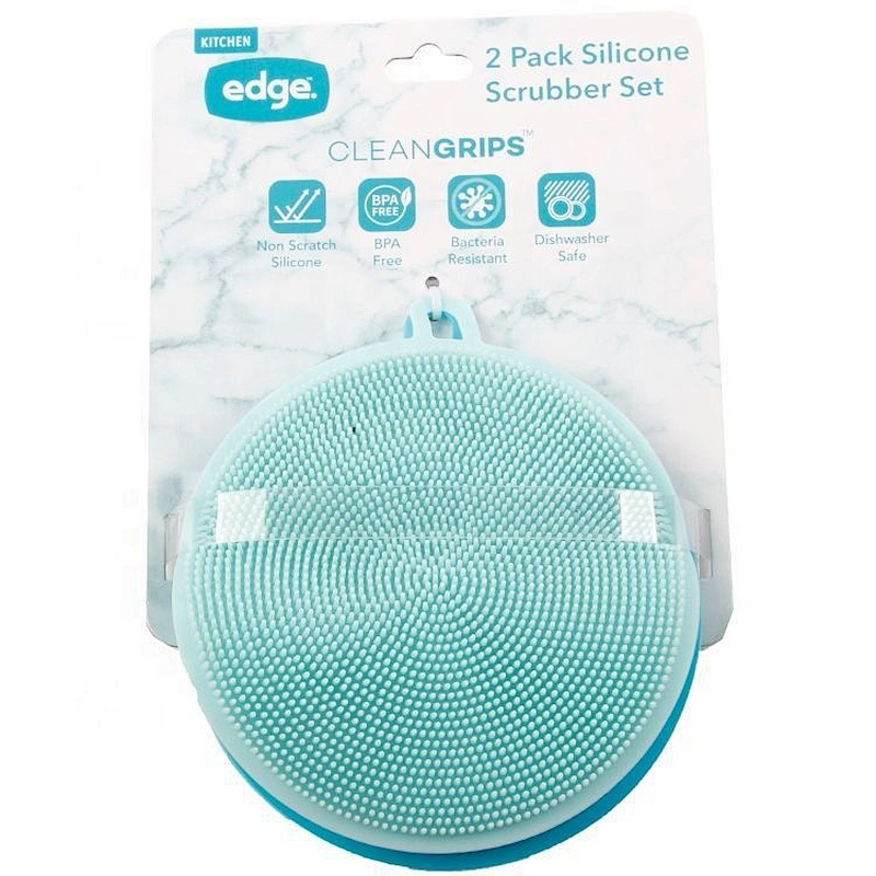Household Silicone Dish Sponge Washing Brush Scrubber Cleaning Sponges