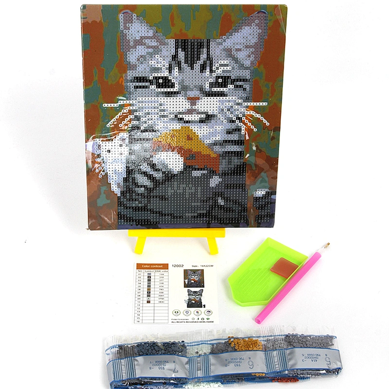 Hot sell morden animals customized children  Diy kids diamond painting for Photo frame