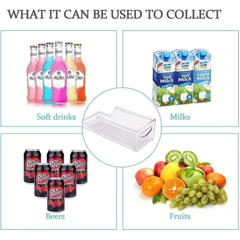 Union Source Kitchen Clean Cold Storage Refrigerator Freezer Storage Bins/Refrigerator Egg,Fruit,Drink Storage