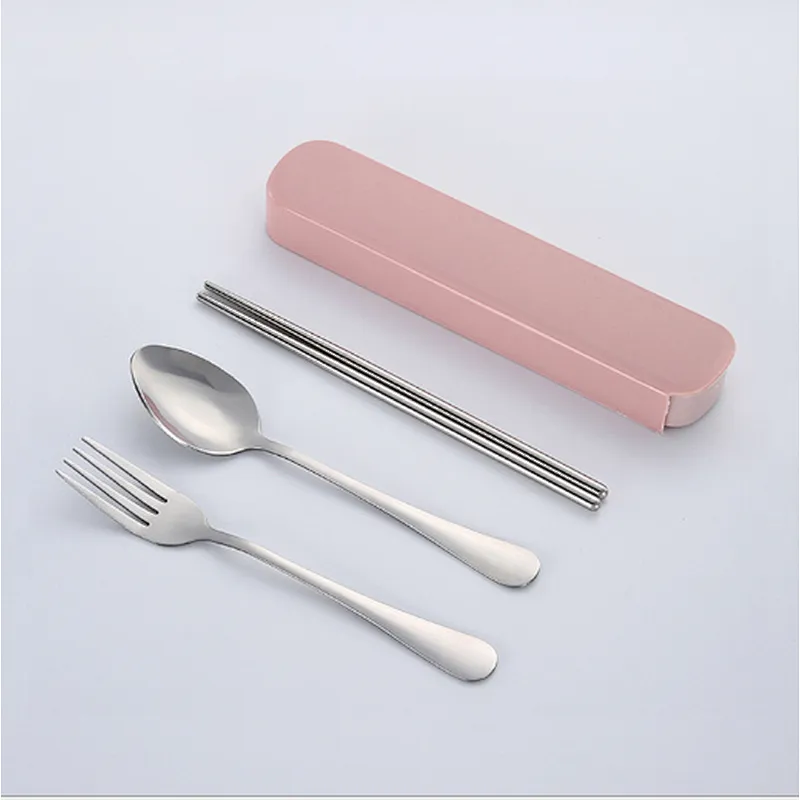 Union Source wholesale Silver Modern Elegant household  stainless steel fork knife spoon set for kitchen