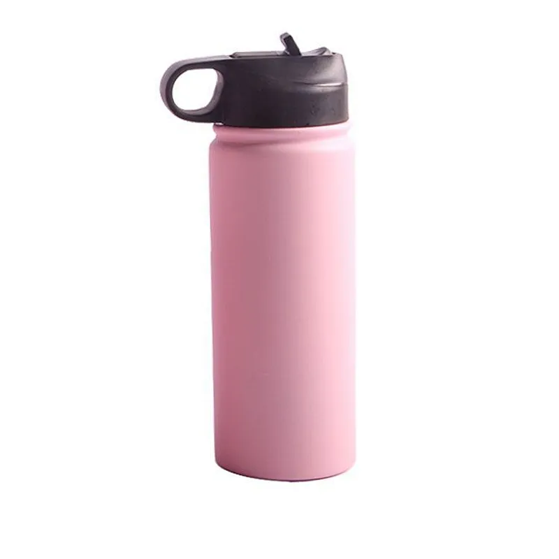 Household 550ml portable clear leak proof pink Bpa-Free stainless steel Vacuum bottle