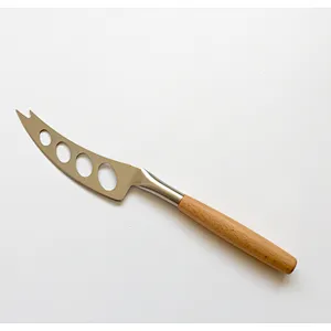Unionsource 3 Pieces Kitchen Tool Stainless Cheese Spreader Knife Set With Bamboo Handle