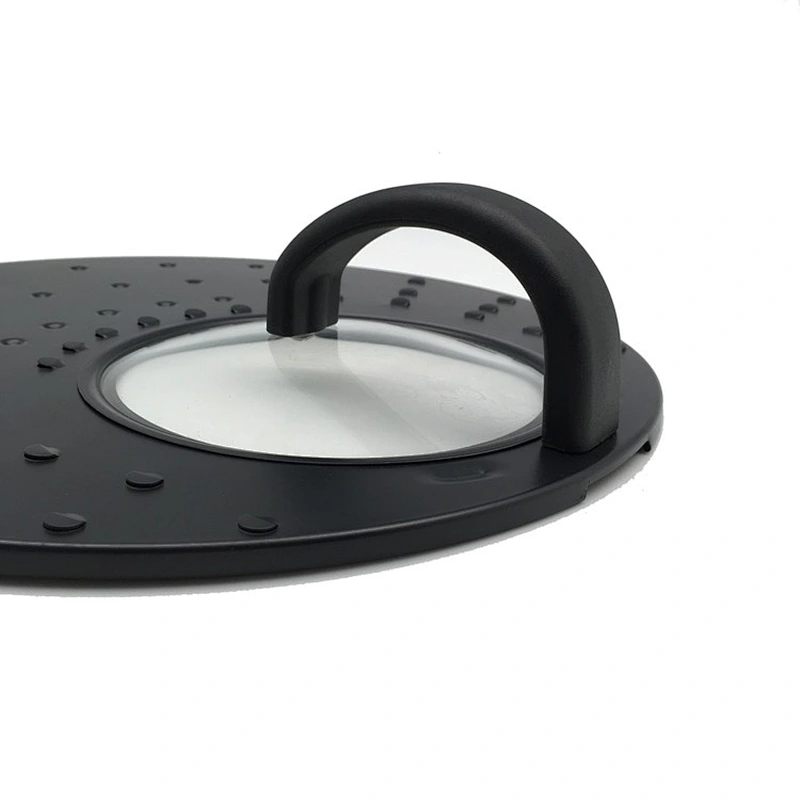 Union Source High quality tempered fry pan Steel universal glass pot lid