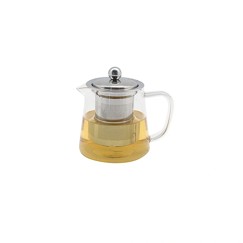 Sellers Union Hot selling promotional chinese transparent thermal glass kettle tea coffee pot teapot with handgrip