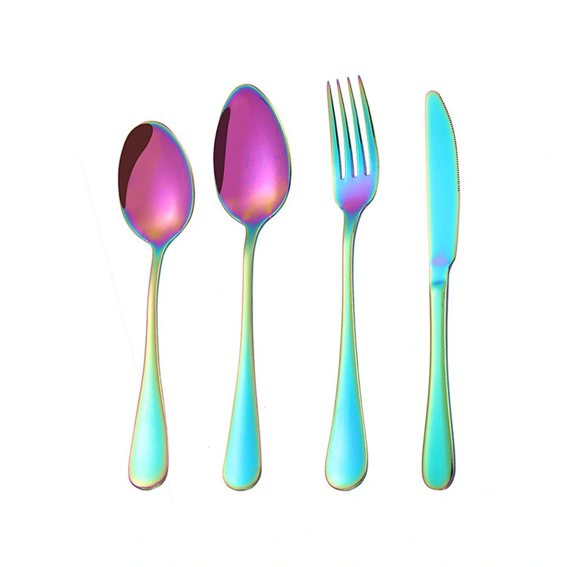 304 Stainless steel cutlery steak knife and fork spoon set