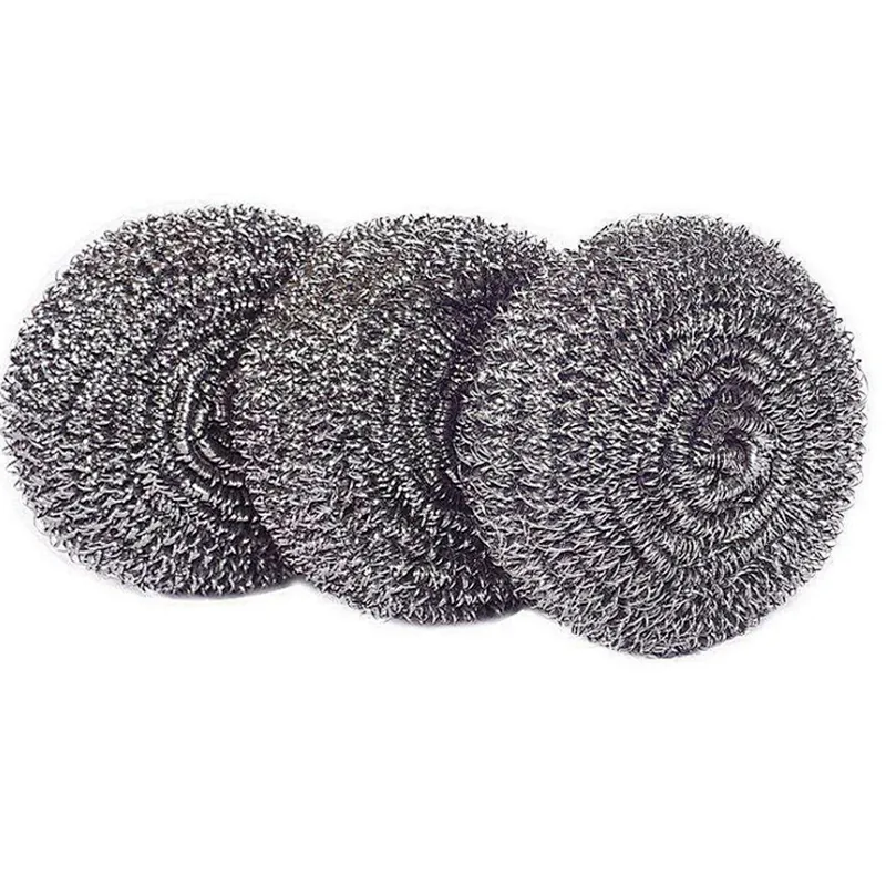 Unionsource 6pc Stainless Steel Cleaning Ball/Dish Bowl Stainless Steel Scrubber Metal Sponge Scrubbers