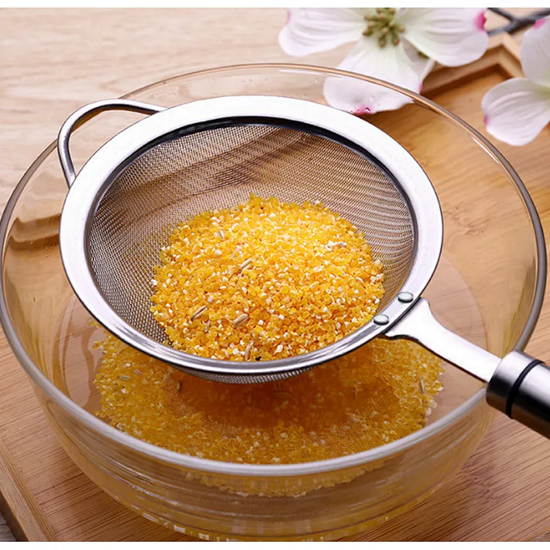 Unionsource Kitchenware Utensil 3PCS Fine Stainless Steel Mesh Strainer