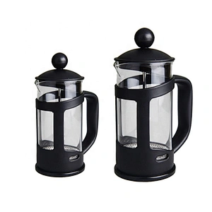 wholesale portable 1L 350ml glass tea coffee french press mug coffee maker