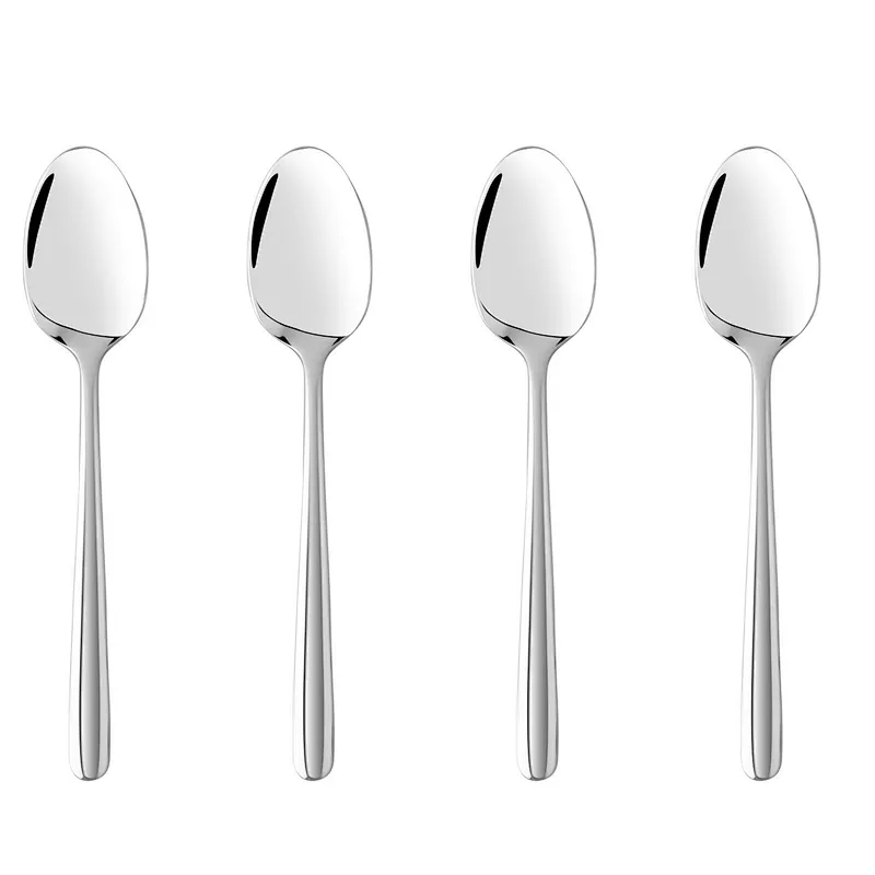 New Arrive Silver Kitchen Stainless Steel Cutlery Set of 4 pcs Tea Spoon