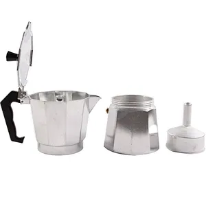 Best selling hight quality  classic style aluminium geyser coffee maker for home