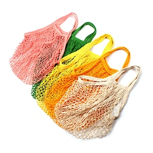 wholesale eco friendly expandable  cotton mesh bag for kitchen