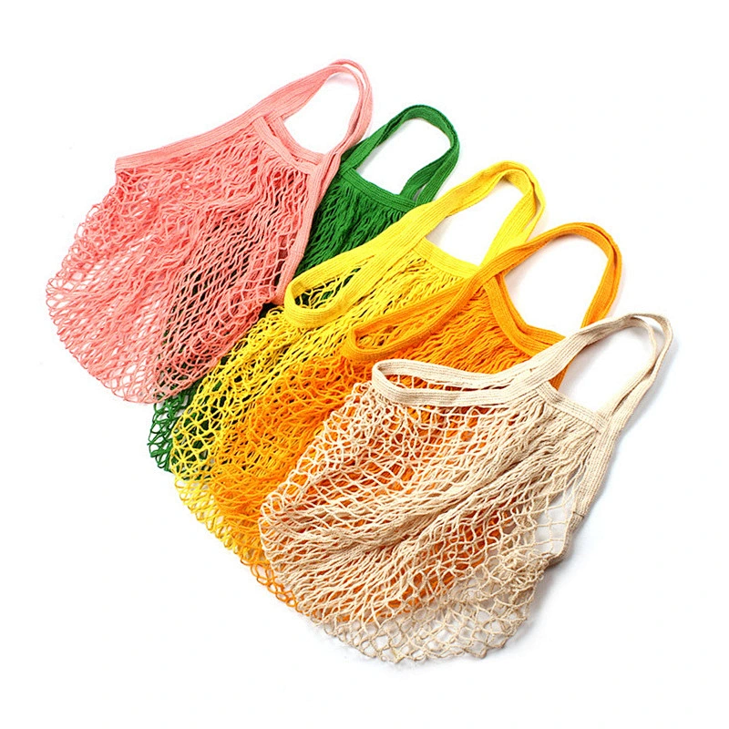 wholesale eco friendly expandable  cotton mesh bag for kitchen