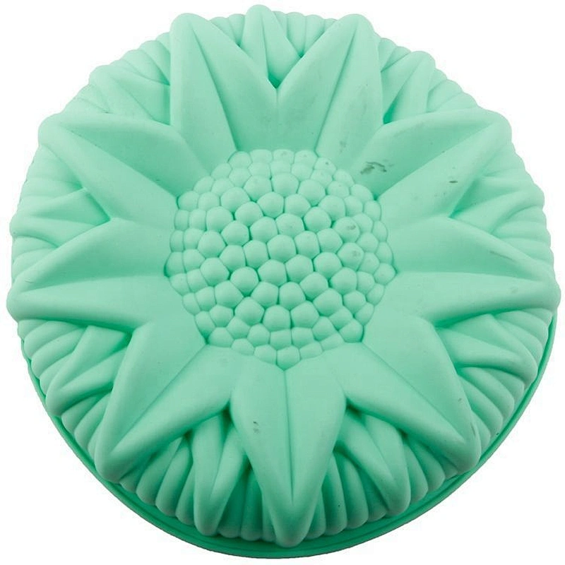 Unionsource Silicone Big Cake Flower Shape Diy Chocolate Mold For Kids Christma