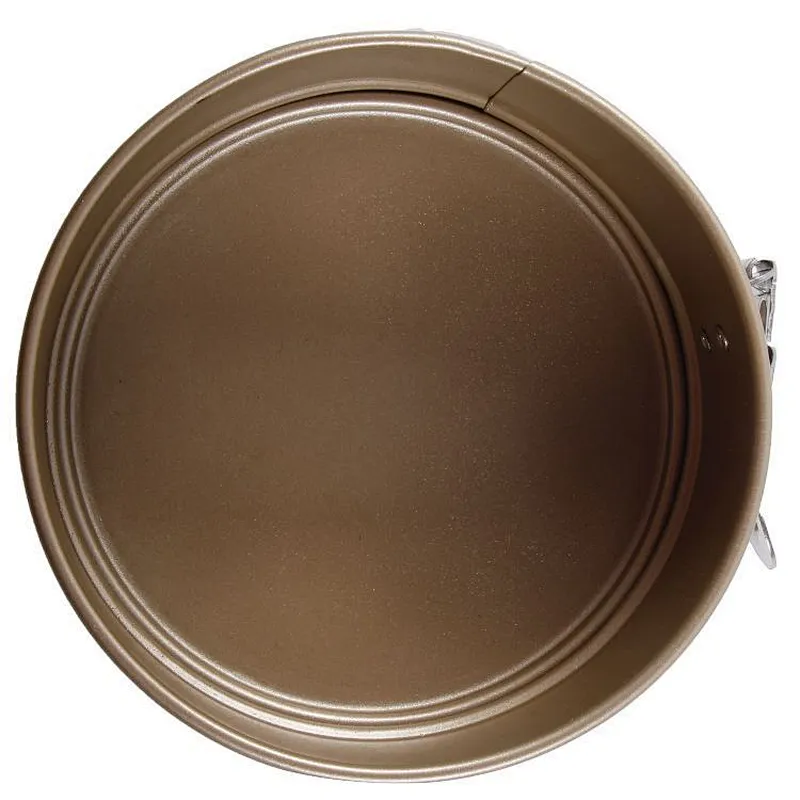 High quality carbon steel 0.5mm profesional bottom lock buckle cooking tools round cake pans molds for baking