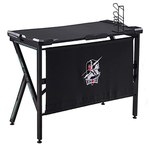 Union Source  hot selling Professional Design Adjustable pc computer Multi Colored Led Lights gaming desk table