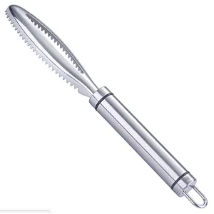 Union Source Fish Scale Remover Scraper Cleaner Metal Kitchen Tool Fish Scale Scraper
