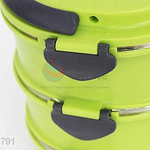 Fashion Cheap 3 Layer Heat Insulation Microwave Food Container Insulated Lunch Box Thermal For Student Adult