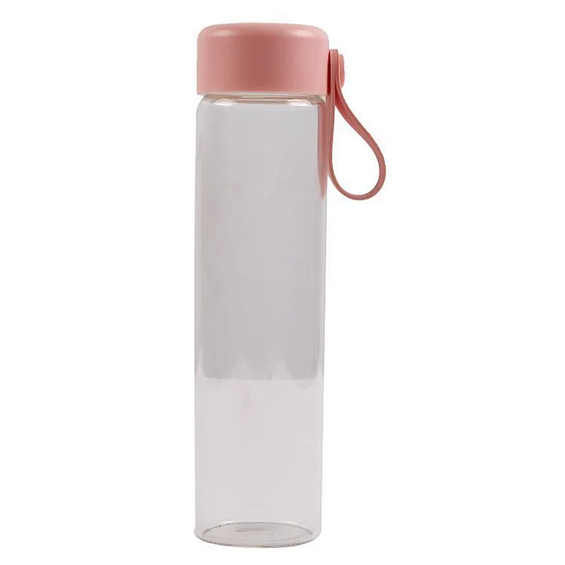 wholesale 400ml straight body best selling portable clear glass tea mug for home