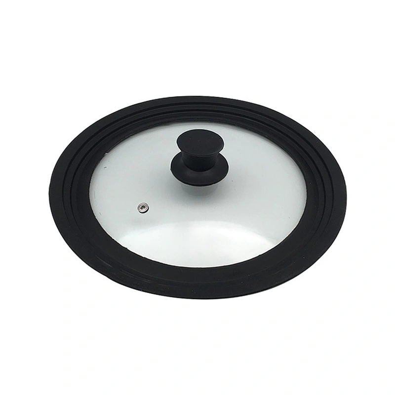 Universal approved food grade Glass Silicone pot Cover lid