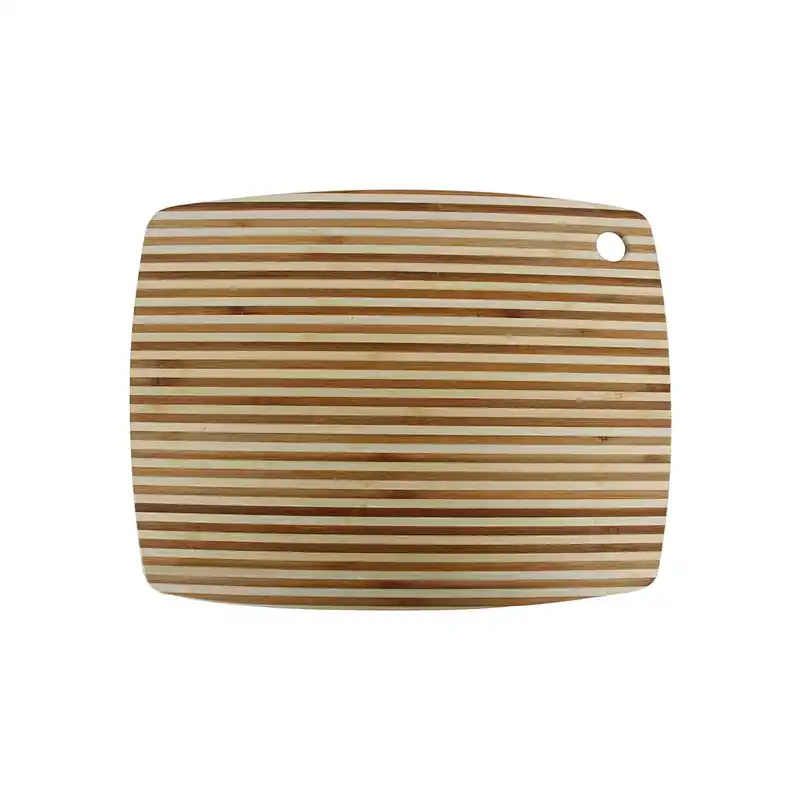 factory wholesale natural wood kitchen bamboo cutting board chopping board with hole