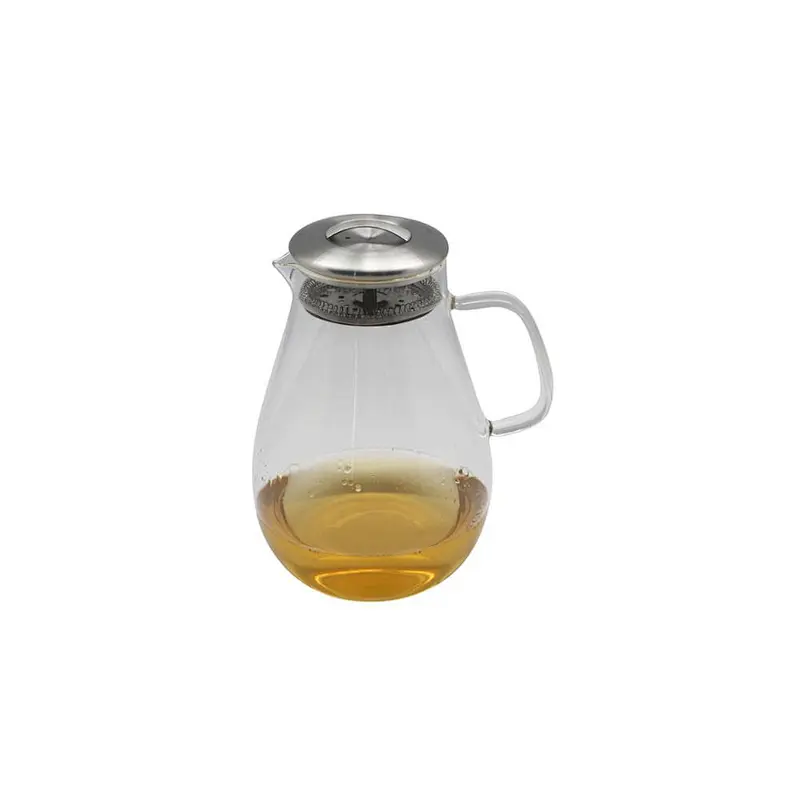 Sellers Union Hot selling promotional chinese transparent thermal glass kettle tea coffee pot teapot with handgrip