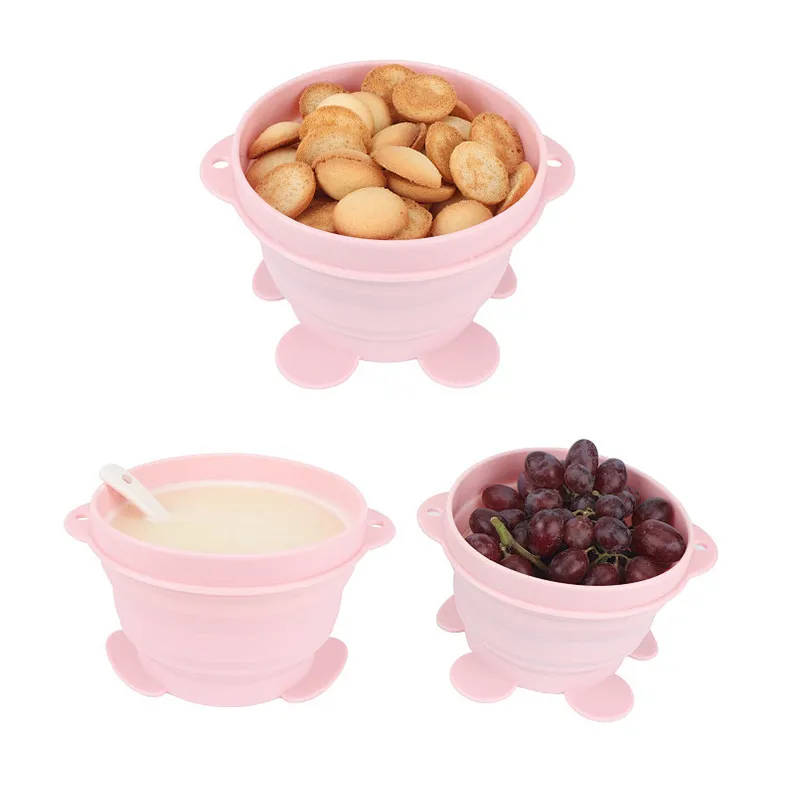 Unionsource Kids Silicone Sweetbaby Feeding Bowl/New Design Foldable Carton Bowl