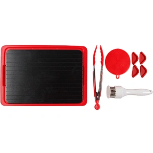 Custom healthy complete aluminum food metal thawing plate fast meat defrosting tray set with color box