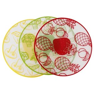 3PCS Fruit Style Chopping Board Kitchenware Good Quality Life Kitchen Accessories Cooking Tools PP Plastic Cutting Board