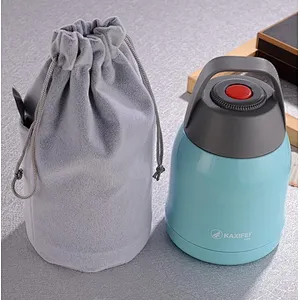 Wholesale Sales 600ML Stainless Steel Food Snack Containers Porridge Barrel Eco-Friendly Braising Pot Leak Proof with Cloth bag