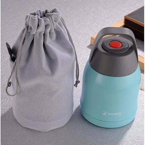 Wholesale Sales 600ML Stainless Steel Food Snack Containers Porridge Barrel Eco-Friendly Braising Pot Leak Proof with Cloth bag