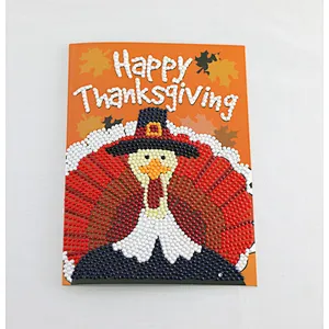Sellers Union Hot selling design eco-friendly natural 5d diy diamond painting christmas greeting cards for gifts