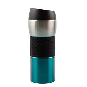 Travel reusable thermos vacuum insulated stainless steel coffee cup mugs with lid