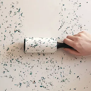 Union Source custom color travel handle brush reusable lint remover cleaning roller for pet hair
