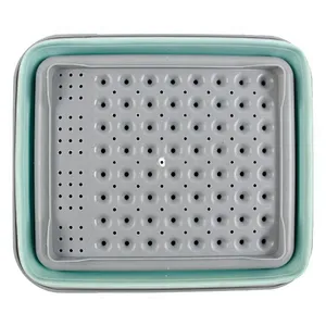 Union Source kitchen collapsible folding plastic over sink organizer  tableware dinnerware plate dish drying rack