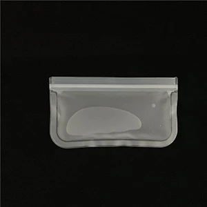 Grade Leakproof Reusable Storage Bags PEVA Ziplock Bags with  Lunch Sandwich, Food Snacks