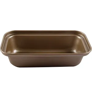 Cheap 0.4mm carbon steel bakeware rectangle cooking tools cheese loaf cake pan molds for baking non-stick