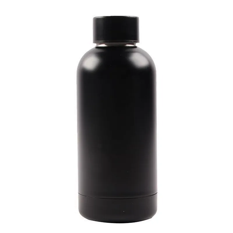 350ml 500ml 750ml leak proof small diameter portable Bpa-Free stainless steel  vacuum bottle for sports
